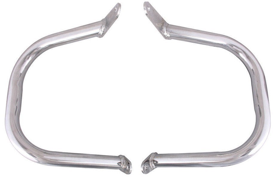 ya 5 8.7 Pair Chrome Engine Guard Crash Bar for Yamaha XVS650 V-Star 400 650 1998-2016