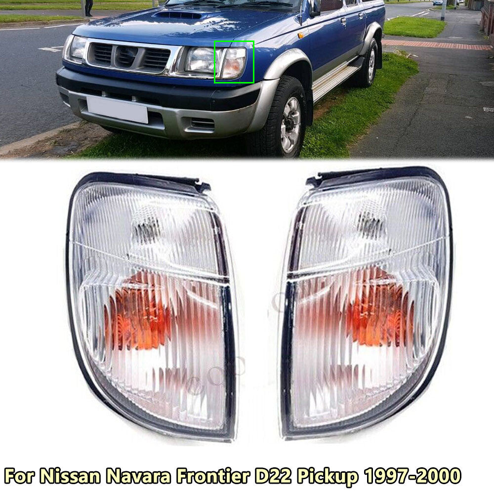 ya 3 6.25.3 for Nissan Navara Frontier D22 Pickup 1997 - 2000 Front Side Marker Corner Lights