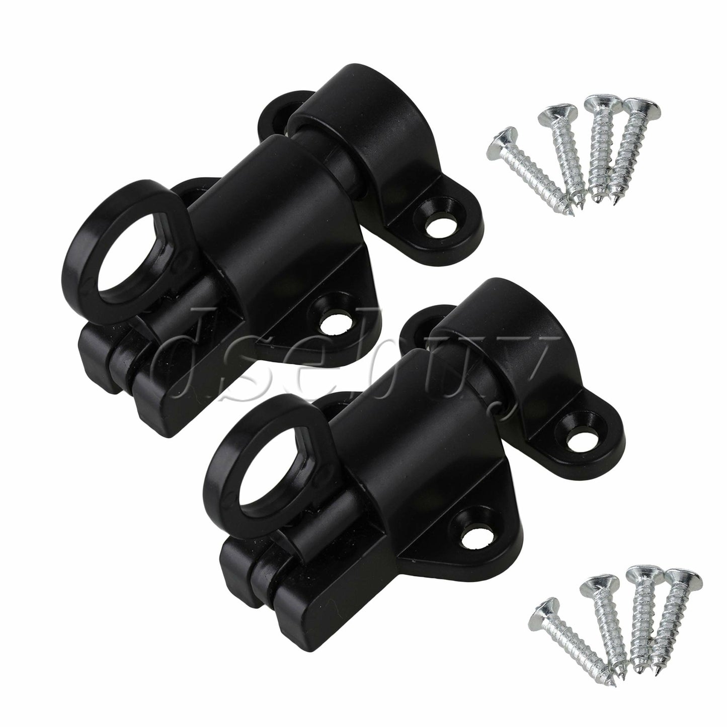 ya 14 2 Pieces Black Self Closing Latch Bolt Furniture Accessories for Door Hardware