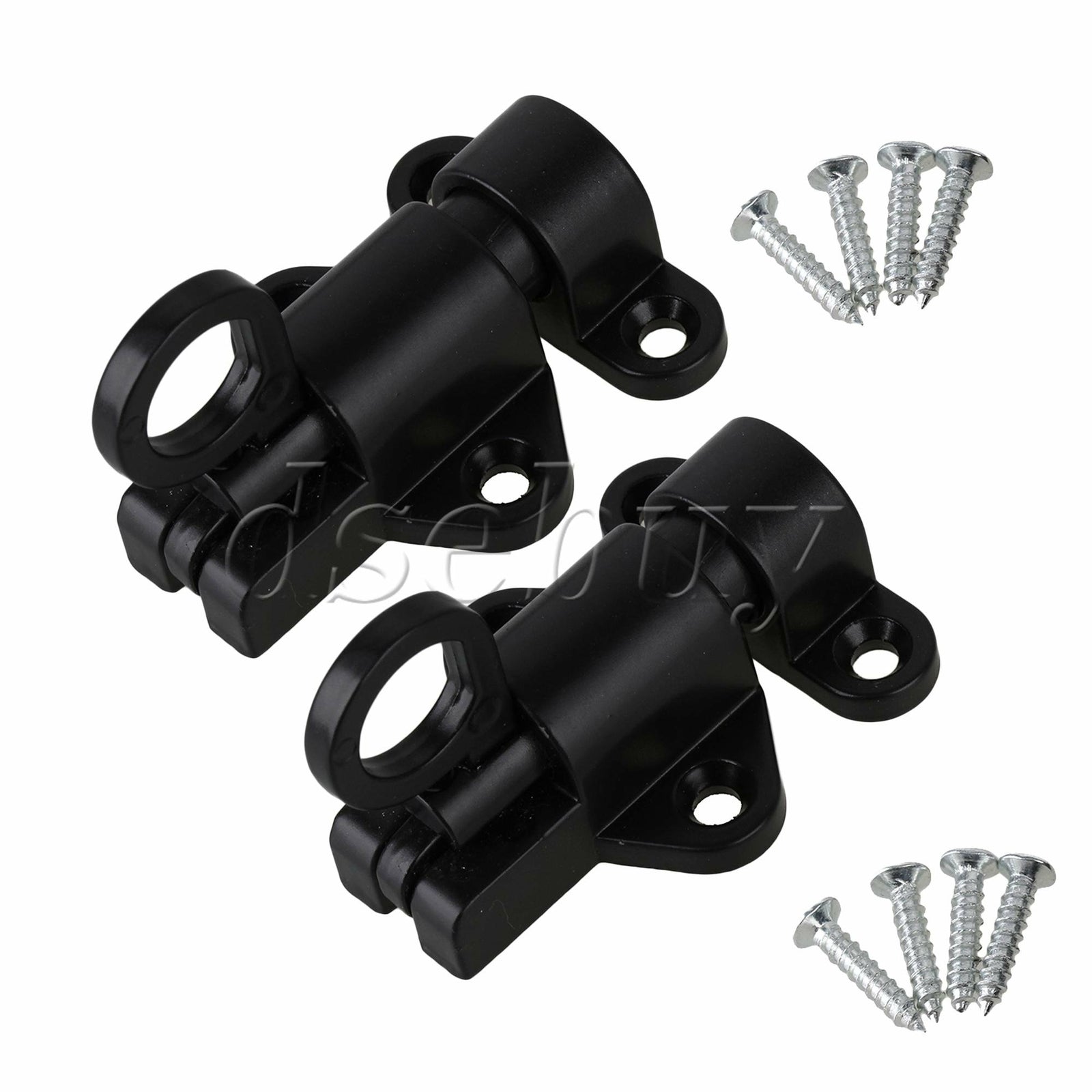 ya 14 2 Pieces Black Self Closing Latch Bolt Furniture Accessories for Door Hardware