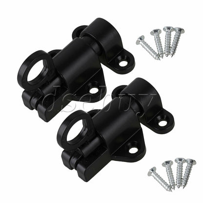 ya 14 2 Pieces Black Self Closing Latch Bolt Furniture Accessories for Door Hardware