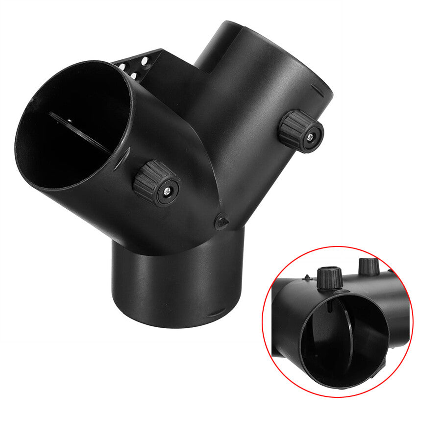 ya 12 5.22.2 3 Air Vent Ducting Y Branch Outlet Connector w/Regulator Flap Valve For Heater