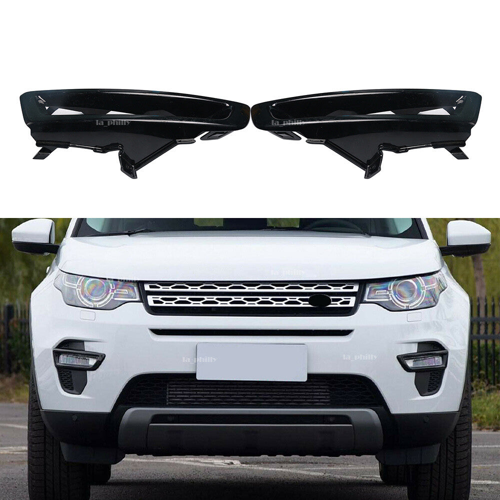 ya 13 5.27.2 Pair Front Left+Right Bumper Fog Lamp Bezel for Land Rover Discovery Sport 15-18