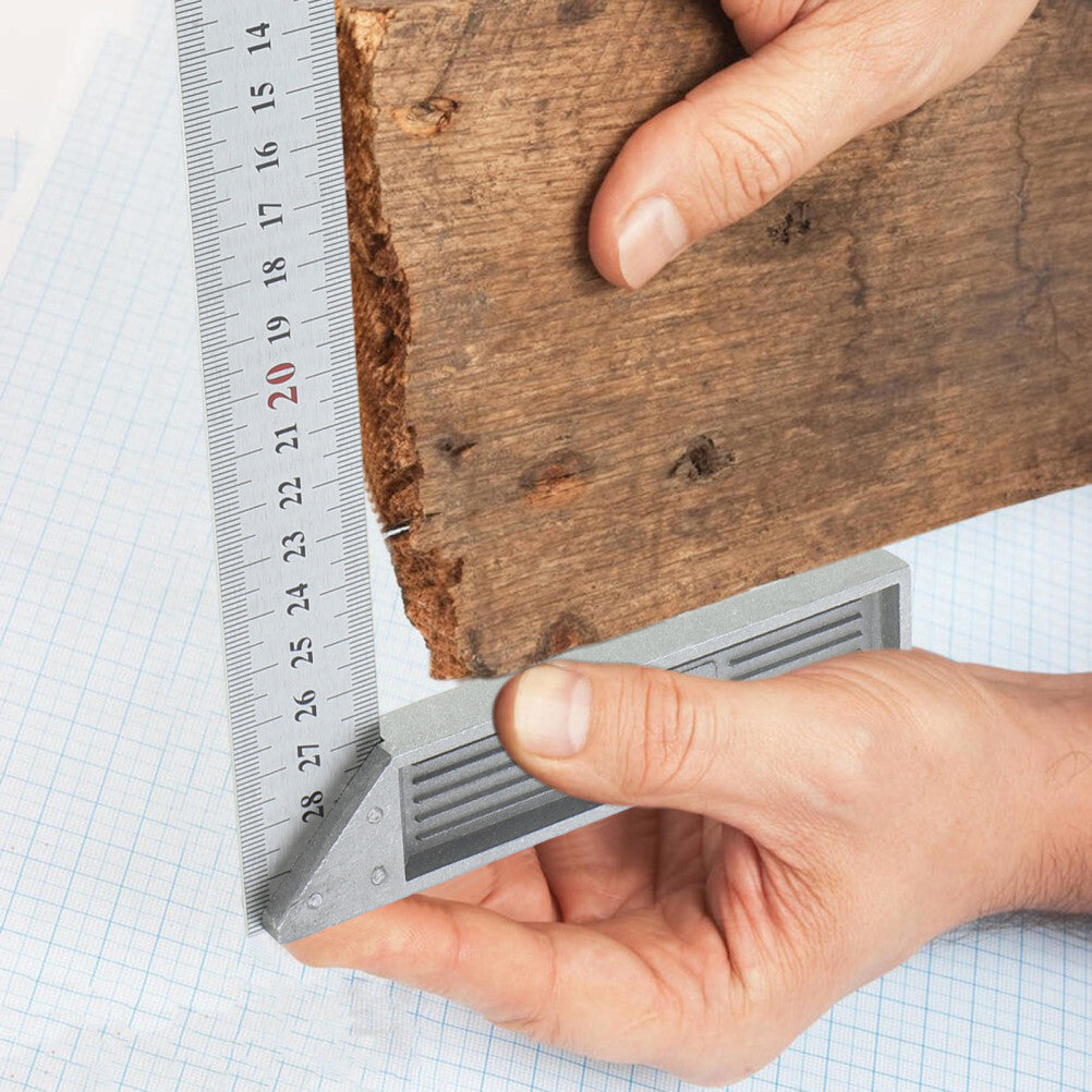 ya 14 1Pc l- square steel ruler Ruler Right Angle Carpenters Rulers Squares