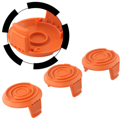 ya 17 3x Trimmer Cap Eater Spool Bump Cover For WG150 WG151 Replacement Parts