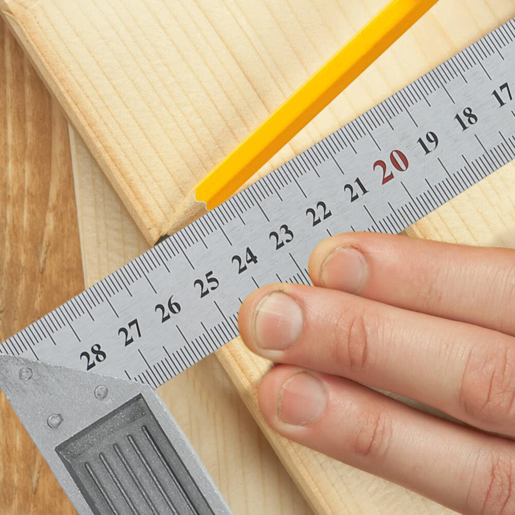 ya 14 1Pc l- square steel ruler Ruler Right Angle Carpenters Rulers Squares