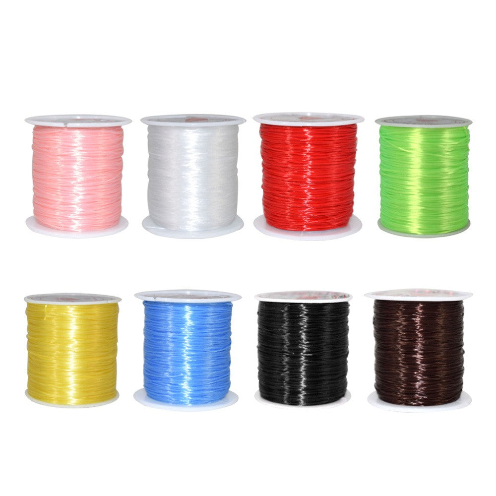 ya 1 7.7 8 Rolls Thread Beading String Stretchy Elastic Crystal Jewelry Rope