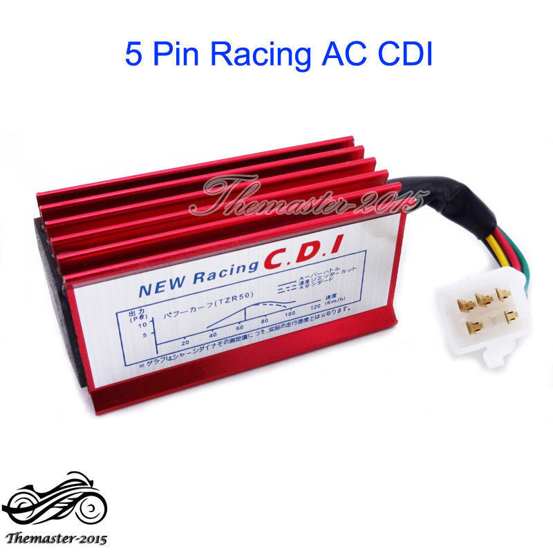 ya 4 6.22 Red 5 Pin Racing CDI For 50 110 125 140 150cc 160cc CRF50 SSR YCF Pit Dirt Bike