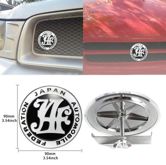 ya 1 8.5.1 4x60 mm WedsSport Silver Decal Wheel Center Cap Badge Hubcap Rim Cap Hubcap TE37 