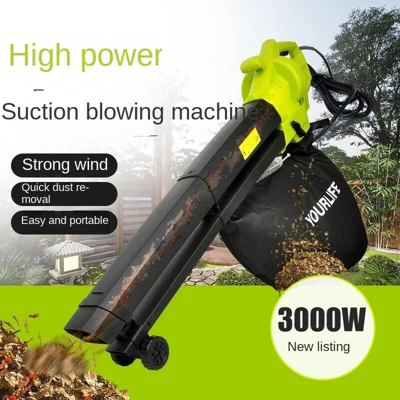 ya 17 Electric Blowing Cleaner Dust Collector/ Blower Garden Leaf Collecting Shre er,