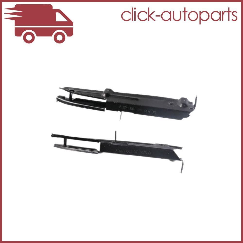 ya 27 6.18.2 Pair of Front Bumper Support Bracket Black for Mercedes-Benz W221 S550 2007-2013