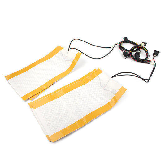 ya 2 6.27 Universal Carbon Fiber 12V for SEAT s Heated for SEAT Heater Kit Car Cushion Round Switch