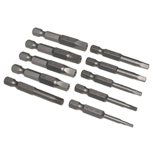 ya 25 10pcs Versatile Screwdriver Bit Set 50mm/2inch Length for Power Drills