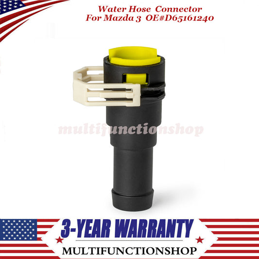 ya 12 5.22.2 D651-61-240 Water Hose Connector for Mazda 3 for Mazda 5 CR CW 2004-2012 D65161240
