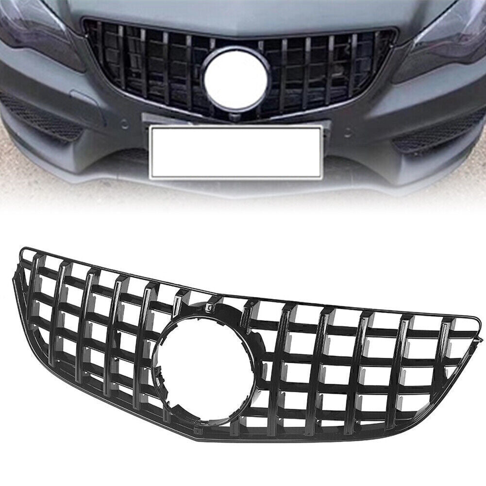 ya 3 6.23 GT R Black Car Front Upper Grille For 2014-2016 15 for benz E-Class C207 W207