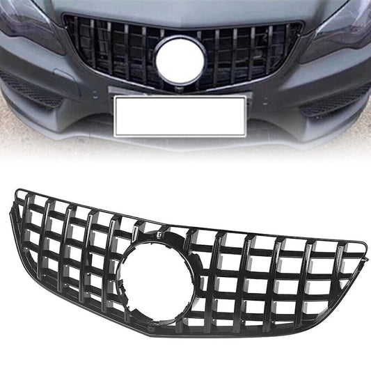 ya 3 6.23 GT R Black Car Front Upper Grille For 2014-2016 15 for benz E-Class C207 W207