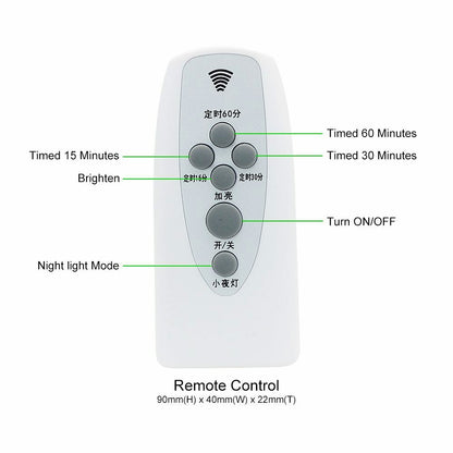 ya 14 Wireless IR Remote Control E27 Light Bulb Holder Dimmable Timer Night Light Base