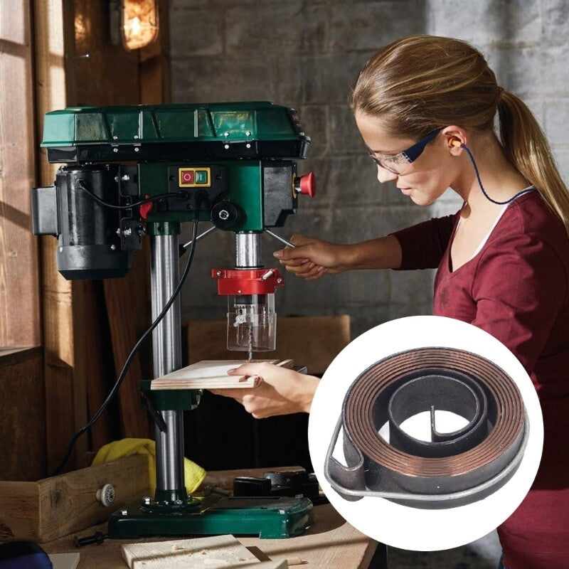 ya 26 2Pcs Drill Press Spring Drill Press 1540x10mm/60.63x0.39 Spring Steel Drill