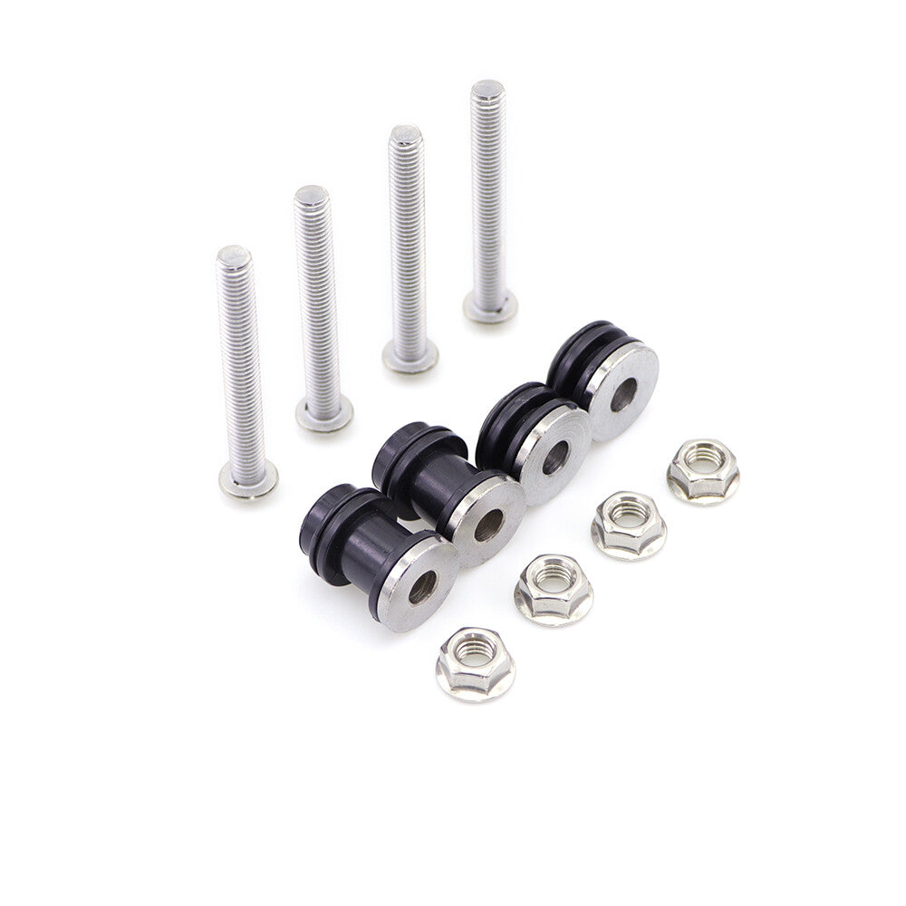 ya 3 6.25.3 Detachable Sissy Bar Backrest Docking Hardware Set for Harley 883 1200 04-18
