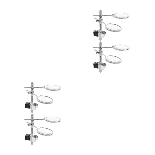 ya 2 7.15 2 PCS Watchmaker Loupe Glass with Clip Handheld Magnifier Dual Lens