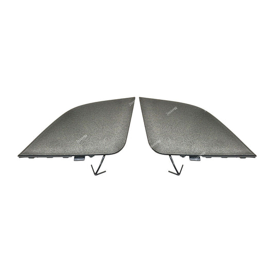 ya 27 6.18 Pair Front Left +Right Bumper Tow Hook Eye Cover for Toyota RAV4 2016?18 Black