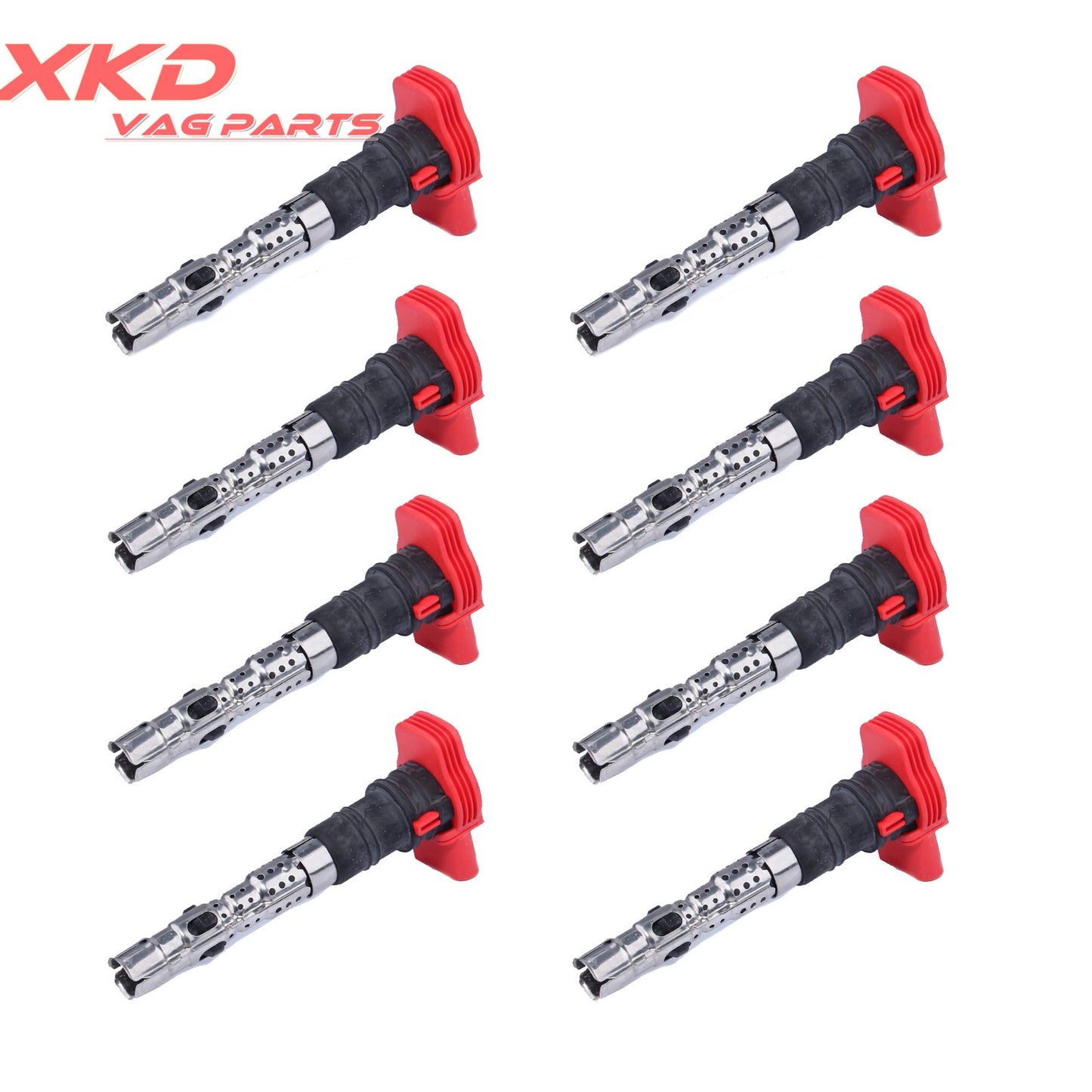 ya 5 8.7 8 pcs ignition coils for Audi A8 S6 A6 Allroad Quattro for VW Touareg 4.2L 077905115Q