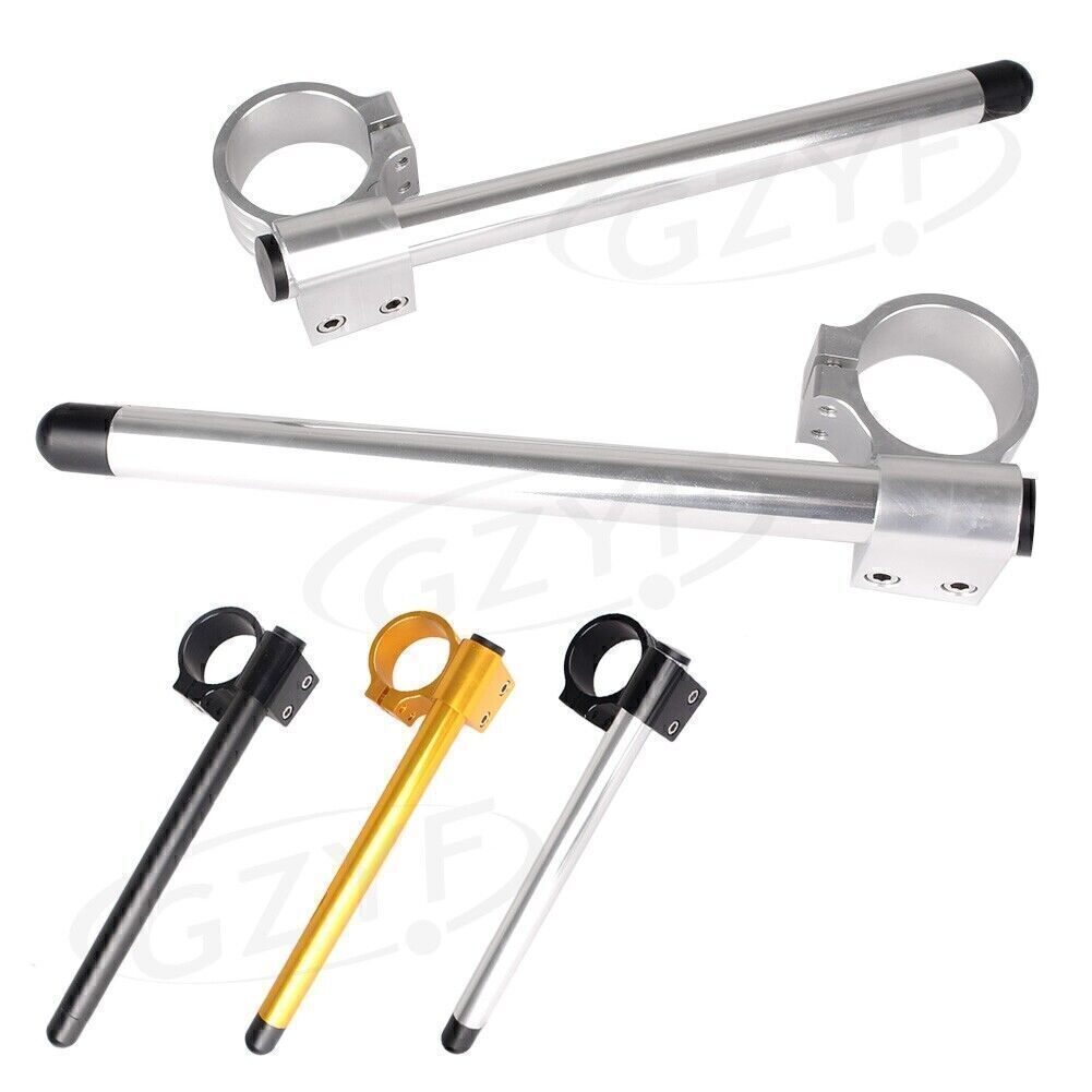 ya 2 6.26 Clip On Handlebar Replacement For Fit 52MM Fork Black/sliver/Gold