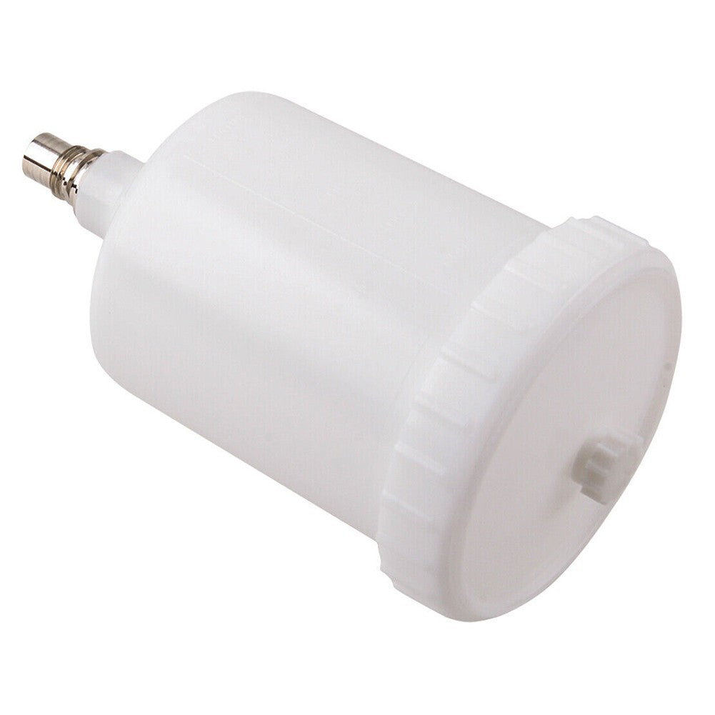 ya 5 8.7 White Plastic HVLP Paint Cup Pot For Spray Connector Jet Paint Sprayer-A4