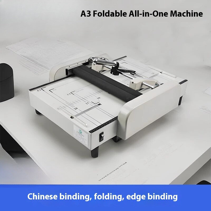 Office Electric Folding Machine Automatic A3 Stapler 220V Staple Folding Machine