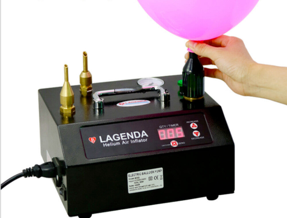 ya 14 Helium Balloon Inflator Dual Nozzle Inflator Air Pump Electric Balloon Inflator