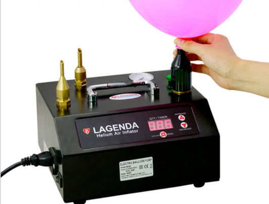 ya 14 Helium Balloon Inflator Dual Nozzle Inflator Air Pump Electric Balloon Inflator