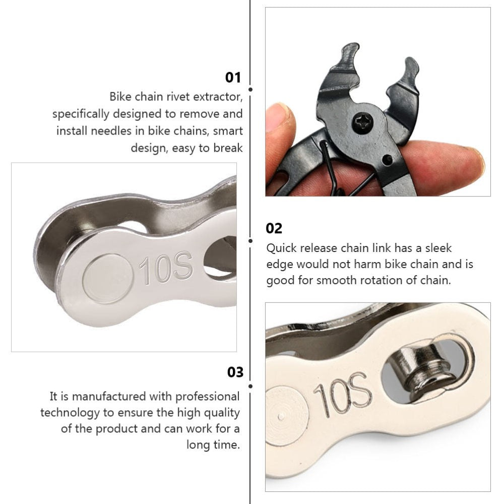 ya 5 8.7 1Set Bike Chain Connector Quick Release Set Bike Chain Connector for Speed Chain