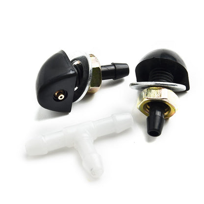 ya 5 8.7 Universal Windshield Washer Pump Reservoir Kit Fluid Reservoir Tank Bottle 12V