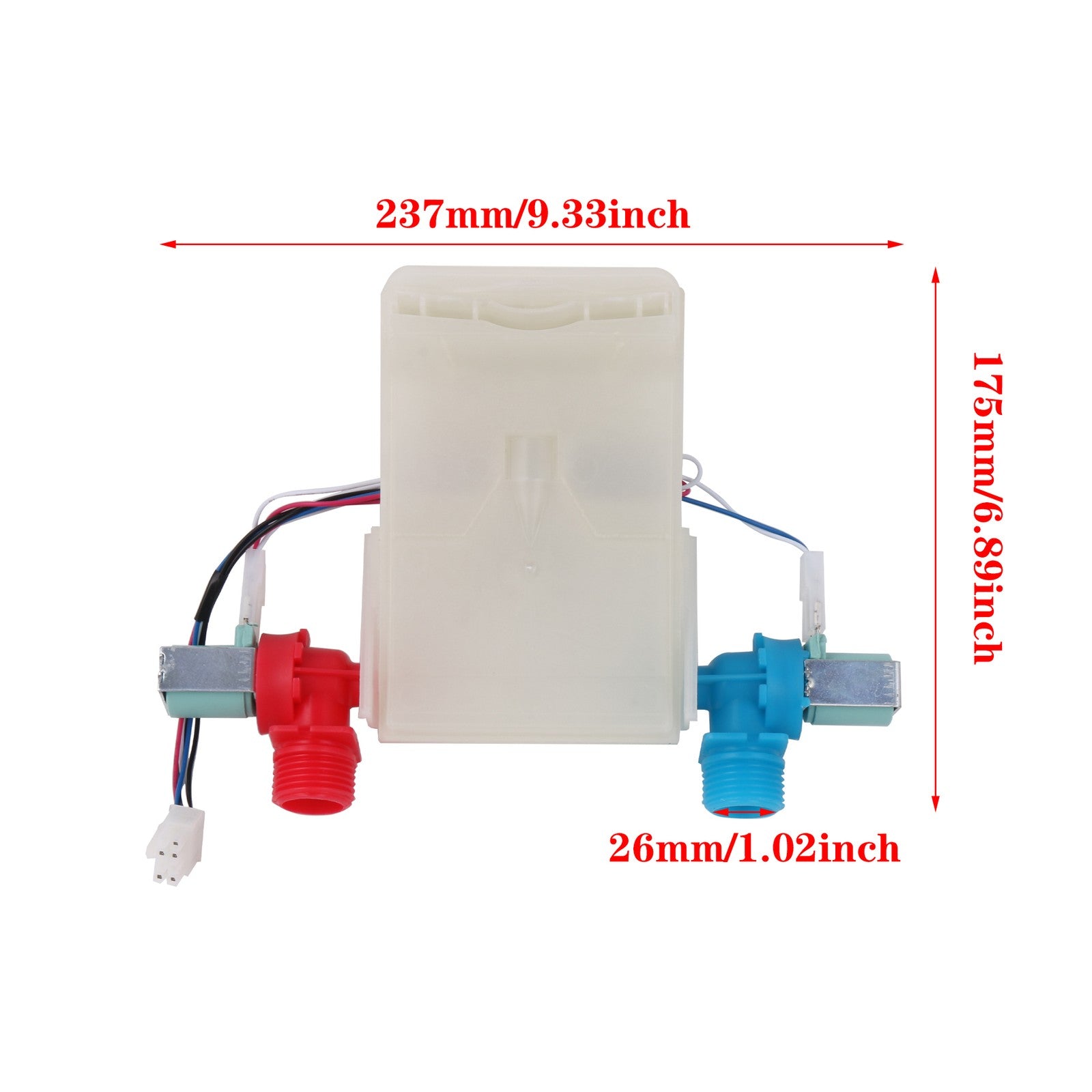 ya 26 2x Washer Water Inlet Valve W11210459 W10869799
