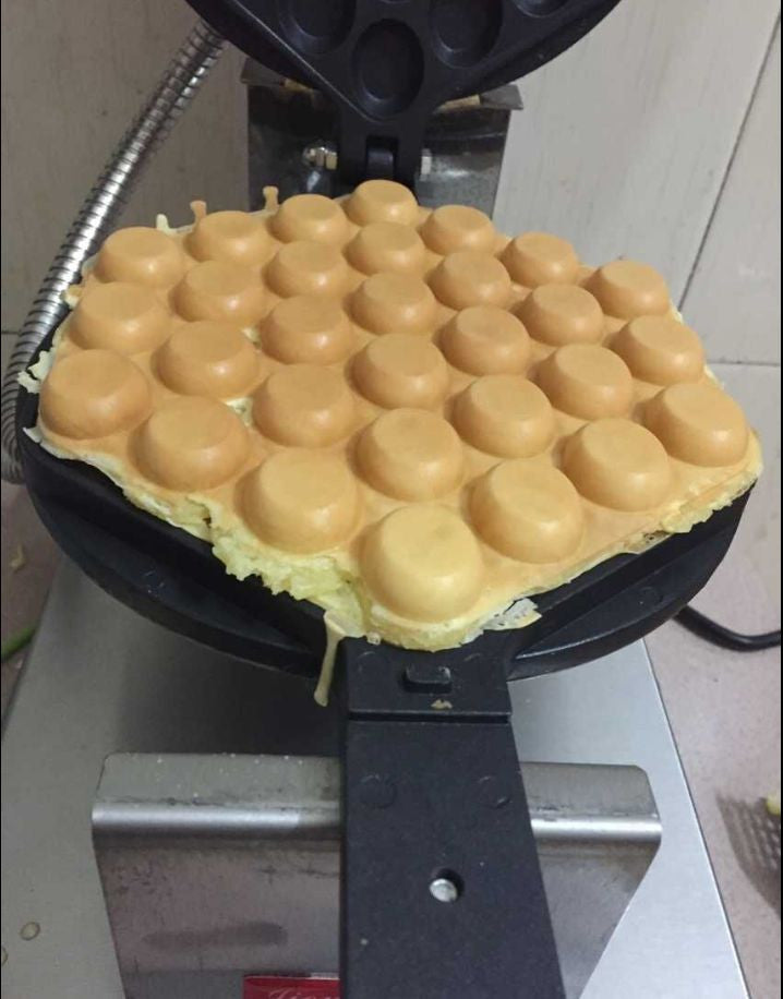 ya 25 Great Stainless Steel Electric Egg cake oven QQ Egg Waffle Maker machine T