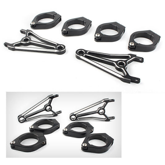 ya 4 6.22 39mm Motorcycle Headlight Mount Bracket Fork Head Lamp Holder for Harley Dyna