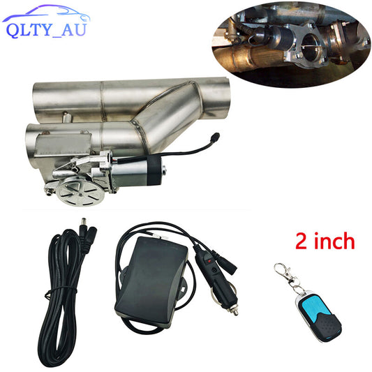 ya 5 6.16.2 2 Y-Pipe Electric Dual Valve Tipper Valve Motor Kit with Remote Switch