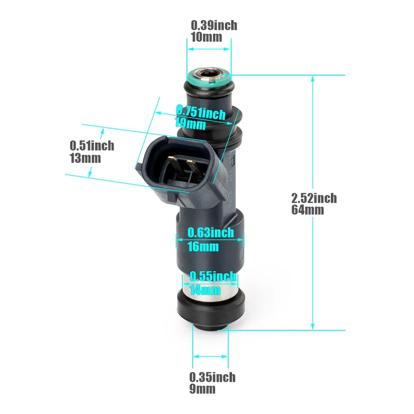 ya 5 8.7 2Pcs Fuel Injectors 3089893 for Polaris Sportsman For Ranger 500 EFI 2006-2013