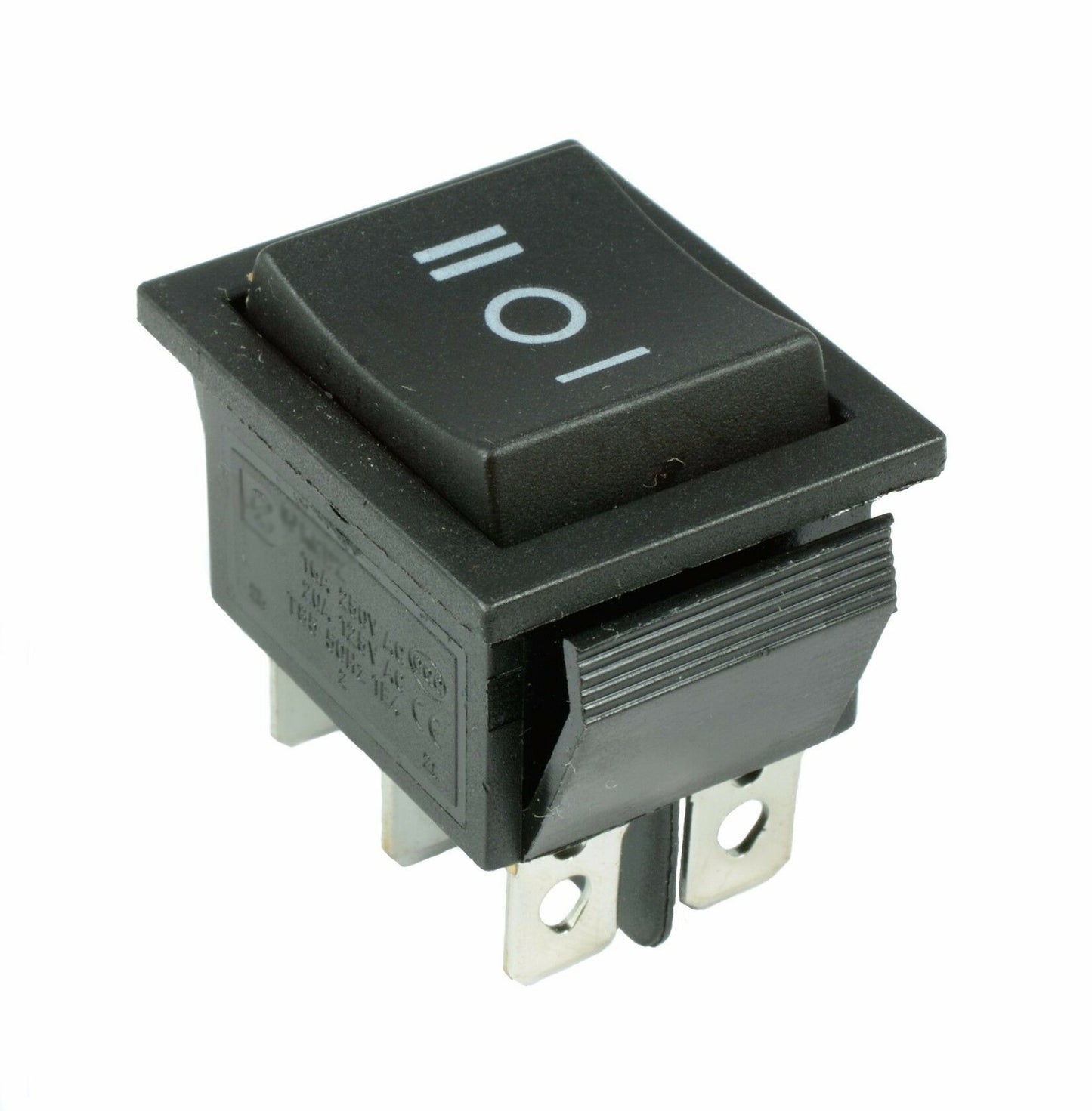 ya 16 6-Pin Switch Black DPDT Large Off On Rectangle Rocker Switch High Quality