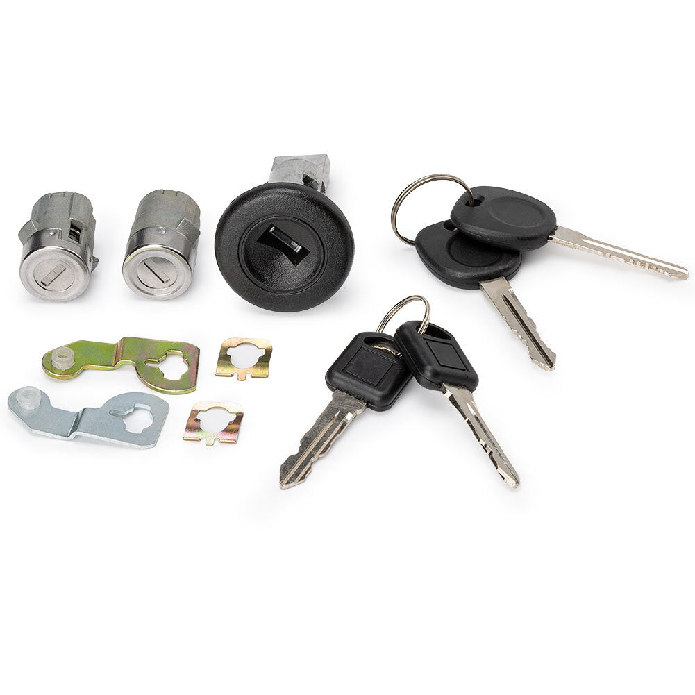ya 1 8.5.3 Fit for GMC H2 Ignition Switch & Front Door Lock Cylinders with 2 Keys