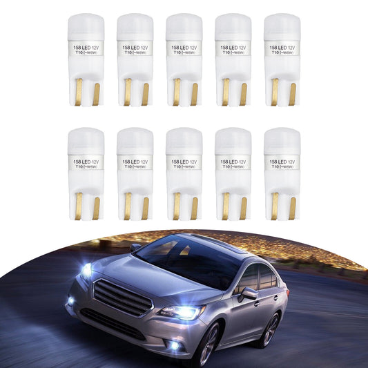 ya 1 8.5.1 10X For LED Retrofit 158W LED/T10 W5W 12V 1W W2.1X9.5D 6000K U1