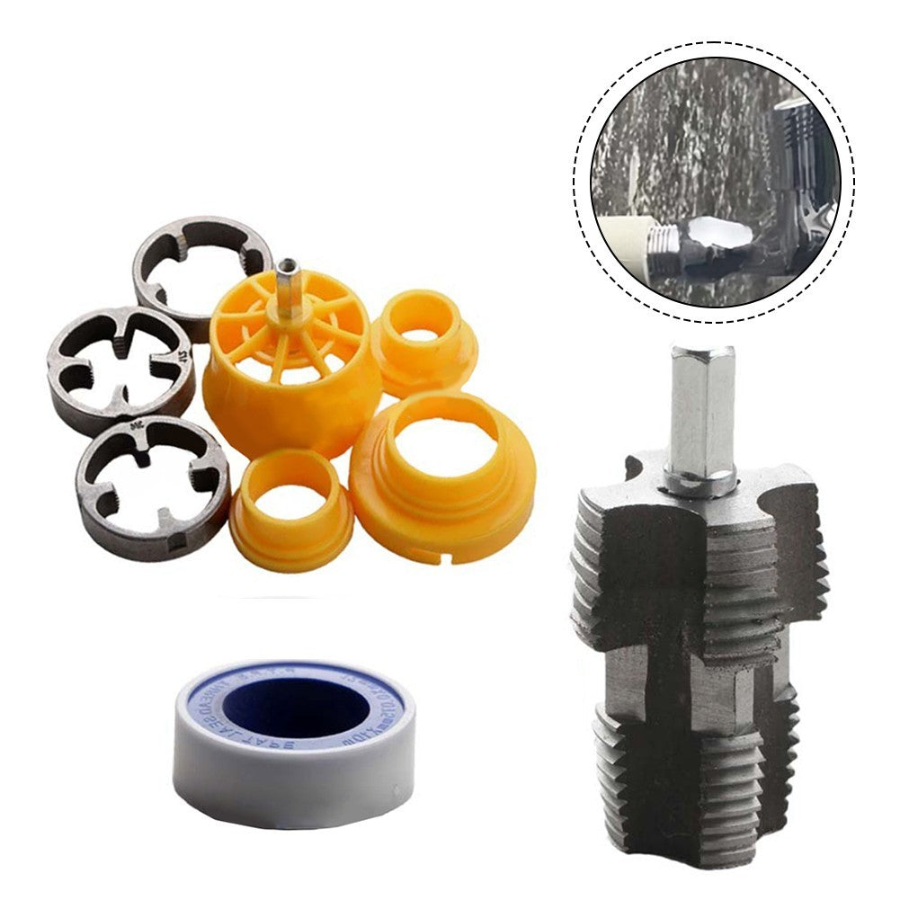 ya 17 7PCS Sewer Cleaning Cutter Head Set for Powerful Drain Mainte nce Solutions