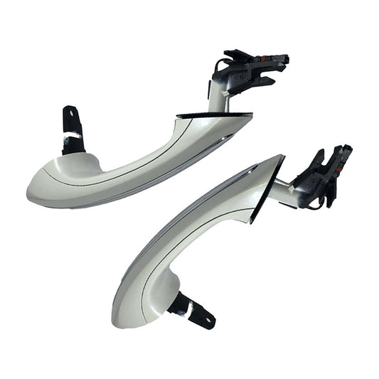 ya 13 5.27 For F07 F10 F11 F12 F13 F01 F02 Rear Left + Right Door Handle Puller White