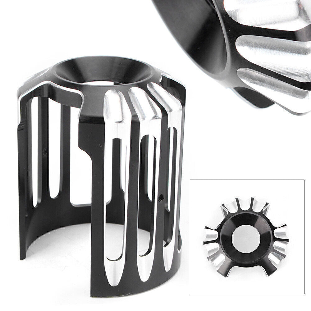 ya 1 6.30 CNC Aluminum Oil Filter Cover Cap Black Fit for Harley-Davidson Electra Glide