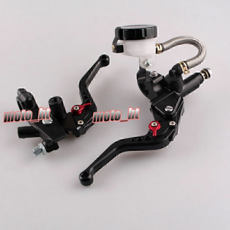 ya 2 7.15 Master Cylinder Brake Clutch Levers For Sport Street Bike From 125cc-400cc Motor