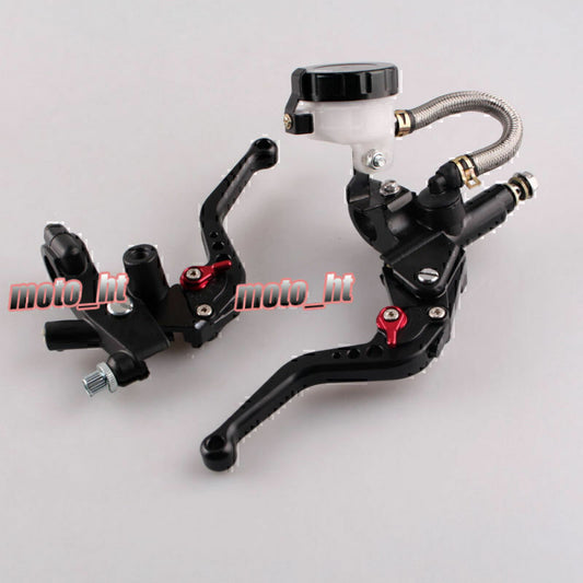 ya 2 7.15 Master Cylinder Brake Clutch Levers For Sport Street Bike From 125cc-400cc Motor