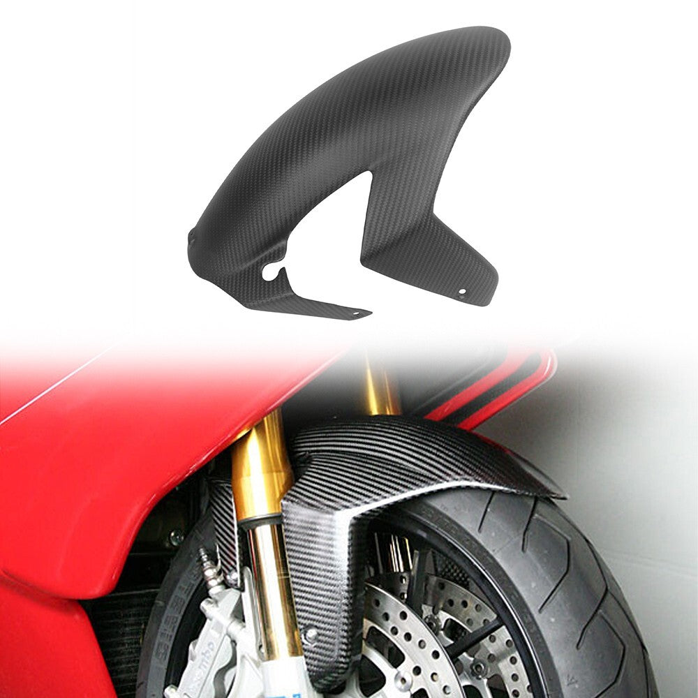 ya 5 8.7 for Ducati 749 999 03-06 Motorcycle Front Fender 100% Carbon Fiber-Matte Black