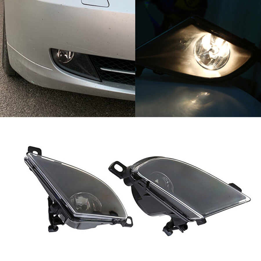 ya 1 8.5.1 For E60 E61 08-10 Clear Lens Pair Bumper Fog Driving Light Lamp Replacement