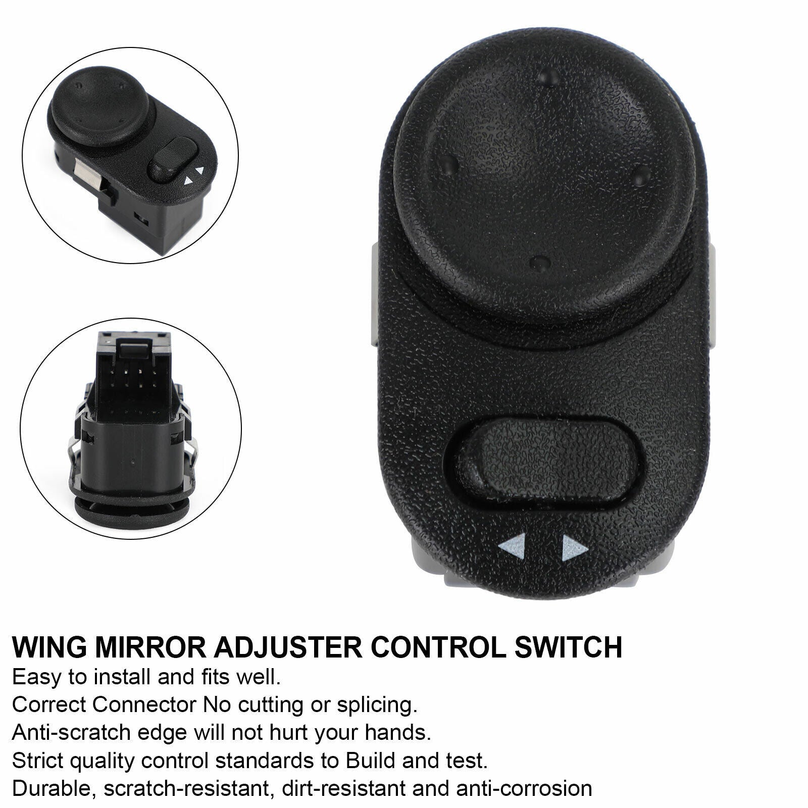 ya 1 8.5.2 Wing Mirror Adjuster Control Switch for Vauxhall for Opel for Corsa C 2000-06 9226861