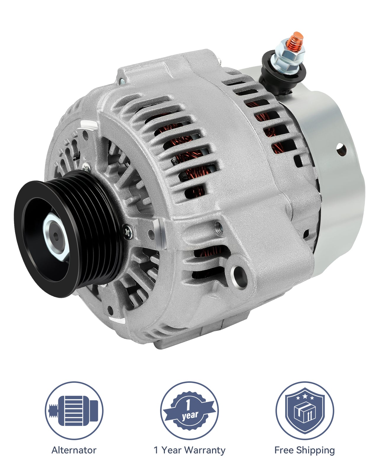 ya 27 7.2 Silver Alternator 13715 for 1998-2000 for Lexus SC400  for Lexus LS400  for Lexus GS400